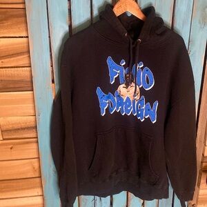 Fivio Foreign pullover hoodie sweatshirt size XXL black blue